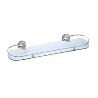 Полка стеклянная Haiba HB1907-1, хром фото в интернет-магазине Русалия