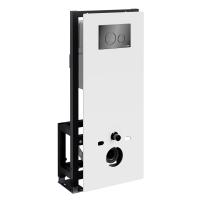 Glan 66TLT.010.ME.WH.PB02 Система инсталляции для унитазов, черный Wasserkraft фото в интернет-магазине Русалия