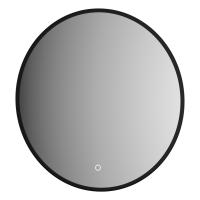 Зеркало с окантовкой и LED-подсветкой настенное AURA DEFESTO Ø50 см, DF 2992S фото в интернет-магазине Русалия