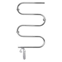 Электрический полотенцесушитель E-образный 500х810 хром DMT 103-25 50x81 EK L Domoterm фото в интернет-магазине Русалия