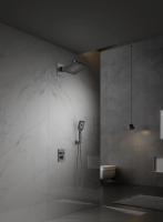 Душевой комплект Inspire VSFW-3I21MT4GM встраиваемый, термостат, двухрежимный, вороненая сталь Vincea фото в интернет-магазине Русалия