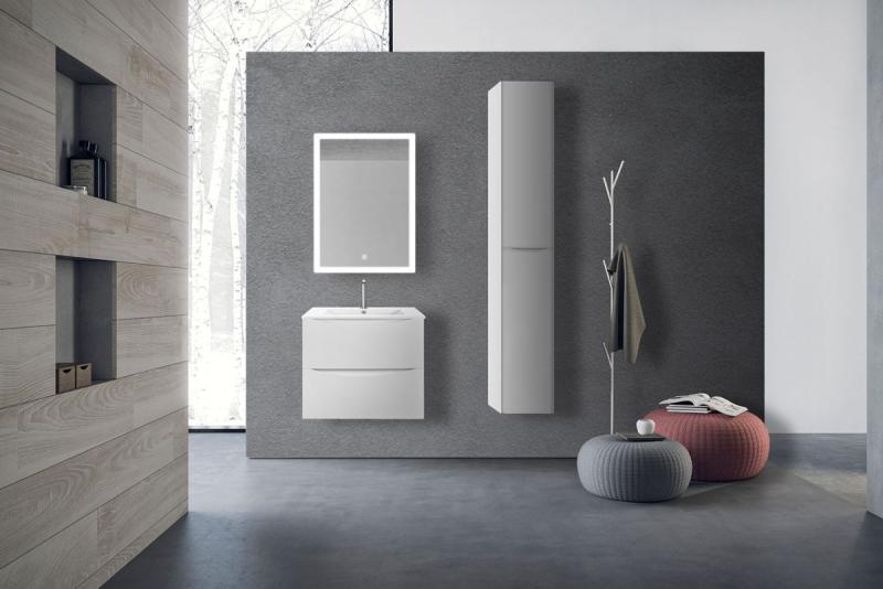 База под керамическую раковину Mia 600 подвесная, 2 выкатных ящика soft close, G.White Vincea