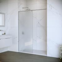 Душевая перегородка RGW WA-033 70 см, стекло матовое-сатинат, профиль хром фото в интернет-магазине Русалия
