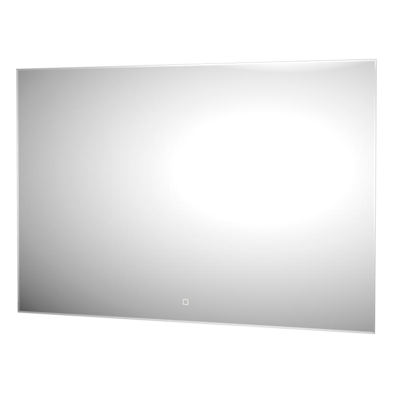 Зеркало с фацетом и LED-подсветкой настенное GLOW DEFESTO 120×80 см, DF 2510SH