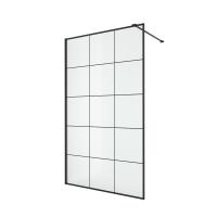 Душевое ограждение NEW TRENDY NEW MODUS BLACK 110x200 EXK-5549 (черный) фото в интернет-магазине Русалия
