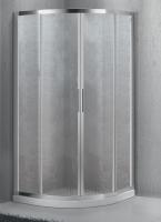 Душевой уголок BelBagno Sela-R-2-90-Ch-Cr 90х90 см, профиль хром, стекло - матовое (шиншилла)  фото в интернет-магазине Русалия