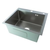 Мойка для кухни Fmark FSC5045L, сатин фото в интернет-магазине Русалия