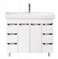 Тумба София 100 с 6 ящиками с раковиной Misty Мисти 100 Misty фото в интернет-магазине Русалия