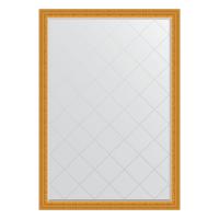 Зеркало настенное с гравировкой EVOFORM в багетной раме сусальное золото, 130х184 см, BY 4482 фото в интернет-магазине Русалия