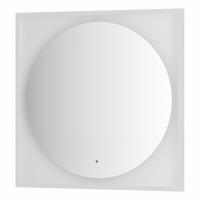 Зеркало  в багетной раме с LED-подсветкой настенное ECLIPSE DEFESTO 80x80 см, DF 2228R фото в интернет-магазине Русалия