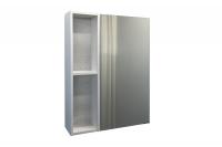 COMFORTY. Зеркало-шкаф "Прага-60" дуб белый фото в интернет-магазине Русалия