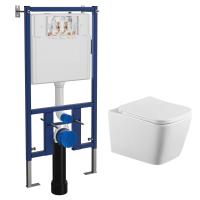 Сет LORANTO Инсталляция + унитаз ANTE с сиденьем микролифт (4501+CS-2216HM) фото в интернет-магазине Русалия