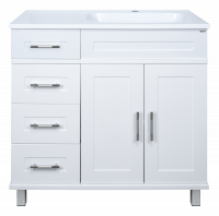 Тумба Купер 90 правая с раковиной Эстет Барселона 90 правая Misty фото в интернет-магазине Русалия