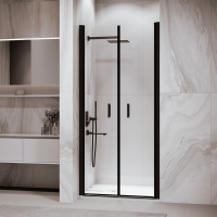Душевая дверь RGW PA-104B 900, стекло прозрачное, профиль черный фото в интернет-магазине Русалия