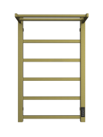 Полотенцесушитель ДВИН Fj plaza neo 80/50 ЭлектрическийК диммер квадрат Состаренная бронза матовая 4657795054402 фото в интернет-магазине Русалия