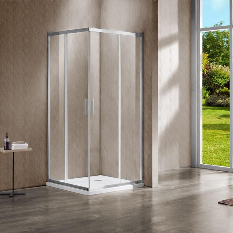 Душевой уголок Garda VSS-1G1212CL, 1200*1200, хром, стекло прозрачное Vincea