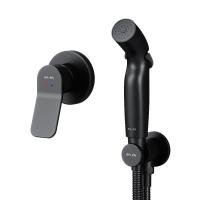 F40H85A22 X-Joy, гигиенический набор для скрытого монтажа со смесителем для душа, черный, шт. фото в интернет-магазине Русалия