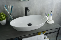 Раковина накладная овальная Simple-N N9397 GID фото в интернет-магазине Русалия