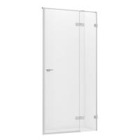 Дверь в нишу NEW TRENDY EVENTA R 90x200 EXK-4453 (хром) фото в интернет-магазине Русалия