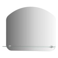 Зеркало настенное с полочкой Optima EVOFORM 60х50 см, BY 0517 фото в интернет-магазине Русалия