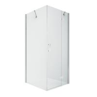 Душевое ограждение NEW TRENDY NEW RENOMA R 80x100x195 D-0112A/D-0085B (хром) фото в интернет-магазине Русалия