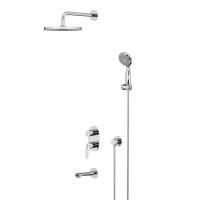 Смеситель Lemark Linara для ванны и душа, встраиваемый (LM0422C) фото в интернет-магазине Русалия