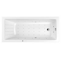 Гидромассажная ванна WHITECROSS Wave Slim 160x80 "NANO" (хром) 0111.160080.100.NANO.CR фото в интернет-магазине Русалия