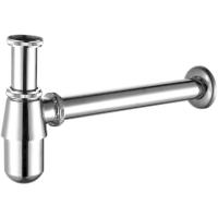 Металлический хромированный сифон для раковины 90755 Clever фото в интернет-магазине Русалия