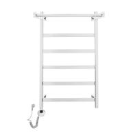 Электрический полотенцесушитель Квадро Плюс с полкой П6 500х800 EL, хром Domoterm фото в интернет-магазине Русалия