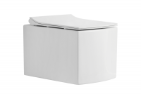 Унитаз подвесной Ceramalux 2022 белый глянец фото в интернет-магазине Русалия