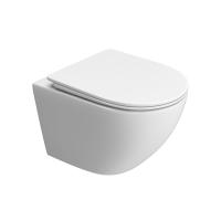 Унитаз подвесной безободковый UNO BB5177CH-TOR/SC Торнадо с сиденьем-микролифт Belbagno фото в интернет-магазине Русалия