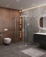 Душевой уголок CEZARES MOLVENO-RH-2-100/80-C-Cr-IV фото в интернет-магазине Русалия