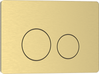 INOX-O Клавиша смыва 246 х 165 мм, золото матовый, нержавеющая сталь IBERICA BLANCA фото в интернет-магазине Русалия