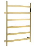 Полотенцесушитель электрический WONZON & WOGHAND ESSEN, Брашированное золото (WW-A405-BG) фото в интернет-магазине Русалия