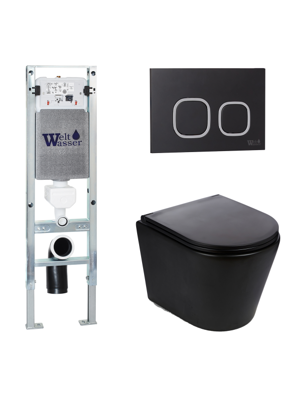 Комплект AMBERG 350 ST + SALZBACH 043 MT-BL + AMBERG RD-BL WeltWasser