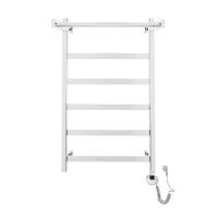 Электрический полотенцесушитель Квадро Плюс с полкой П6 500х800 ER, хром Domoterm фото в интернет-магазине Русалия