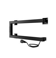 Полотенцесушитель электрический Nix (electro) 20/50 (таймер, скрытый провод справа, Черный муар) INDIGO DGN20-50BRRt фото в интернет-магазине Русалия