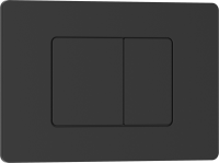 INOX-C Клавиша смыва 246 х 165 мм, черный матовый, нержавеющая сталь IBERICA BLANCA фото в интернет-магазине Русалия