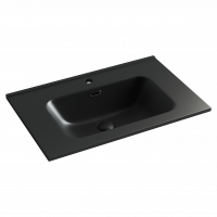 Умывальник накладной прямоугольный (цвет Черный Матовый) Element 710*465*180мм CN7007MB Ceramica Nova фото в интернет-магазине Русалия