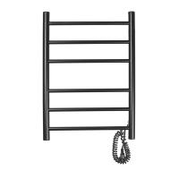 Электрический полотенцесушитель Аврора  черный DMT 109-6 40х60 ЧРН EK R фото в интернет-магазине Русалия
