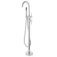 Смеситель напольный OLIVE'S BALEAR корпус латунь, излив нерж.сталь, хром (13624BL) фото в интернет-магазине Русалия