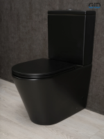 Унитаз напольный Gid Tn2189Bm 62248Y черный матовый 64.5x38.5x82.5 фото в интернет-магазине Русалия
