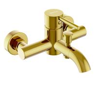 361000600 Scandinavian Pure, смеситель для ванной и душа, золото Damixa фото в интернет-магазине Русалия