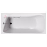 Ванна чугунная Comfort 1700x700x470, с отверстиями под ручки CF17070H Goldman с ножками фото в интернет-магазине Русалия