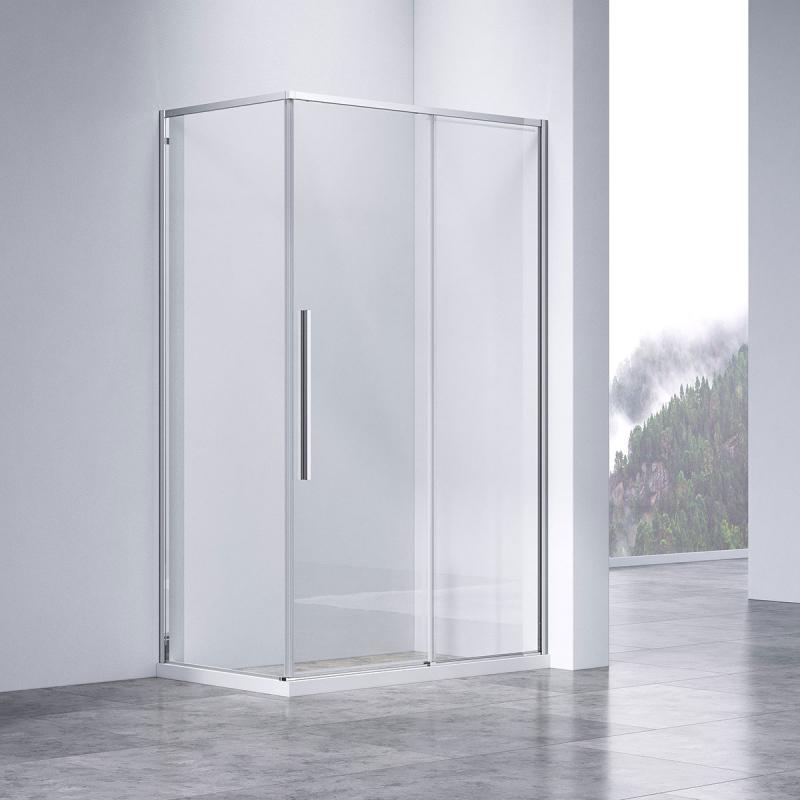 Душевой уголок Slim-N VSR-4SN8010CL, 1000*800, хром, стекло прозрачное Vincea