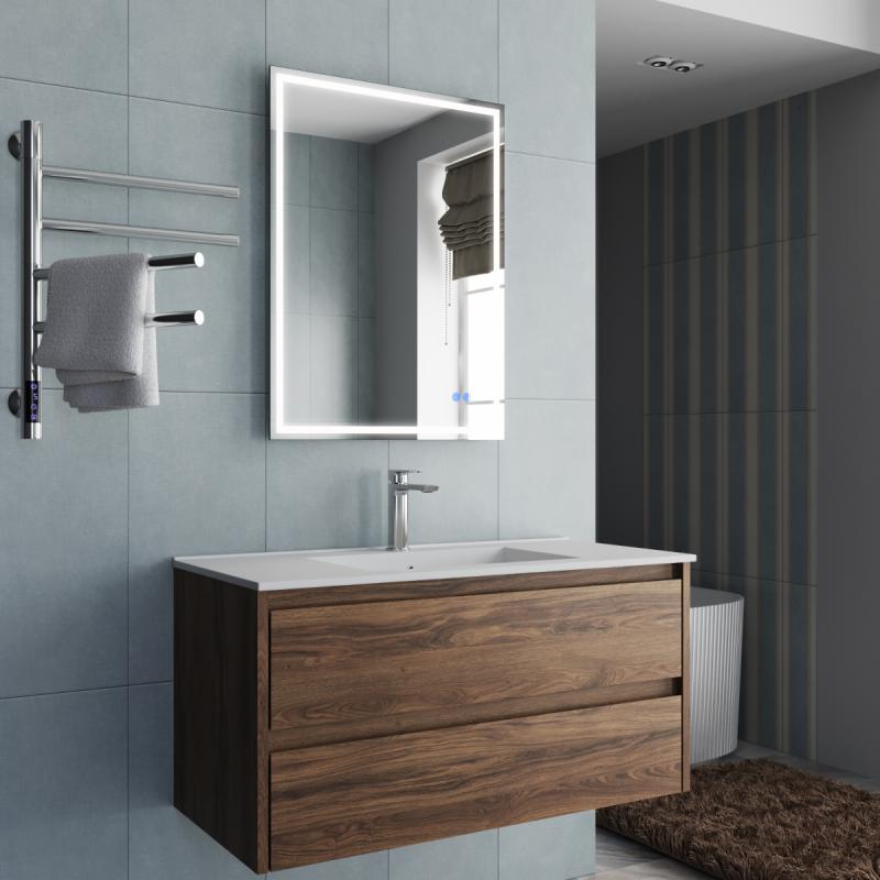 База под раковину Gio 1000 подвесная, 2 выкатных ящика soft-close, C.Oak Vincea