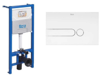 Инсталляция для подвесного унитаза One ZRU9307708 Space пластик ZRU9307689 белый ROCA фото в интернет-магазине Русалия