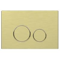 Кнопка смыва Vincea VFP-005BG, цвет брашированное золото фото в интернет-магазине Русалия