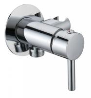 Смеситель для душа и гигиенического душа со штуцером с держателем CEZARES CZR-DA1-01 фото в интернет-магазине Русалия