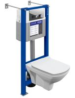 Комплект 4 в 1 A63486 CARINA XL CO DPL EO SLIM + AQUA SMART M40 + MOVI Хром Cersanit фото в интернет-магазине Русалия